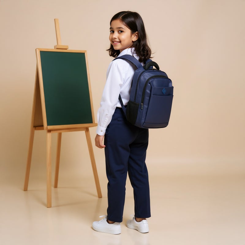LIFESTYLE Solid Navy Backpack for Kids - Image 2